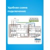 Реле напряжения трехфазное, 63А, красная индикация