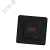 Терморегулятор для теплого пола умный, кнопочный, с Wi-fi, черный