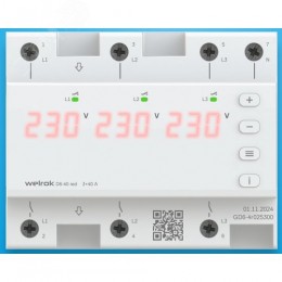 Реле напряжения D6-40 red 40 А