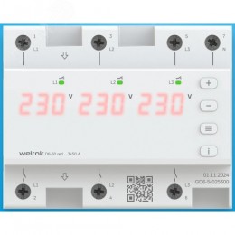 Реле напряжения D6-50 red 50 А