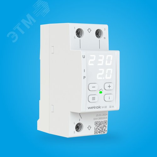 Реле напряжения c контролем тока VI-32 32 А
