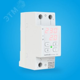 Реле напряжения c контролем тока VI-32 red 32 А
