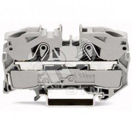 Клемма двухпроводная проходная 0.5-16(25)мм.кв. на DIN рейку