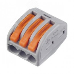 Клемма 3x0.08-2.5мм