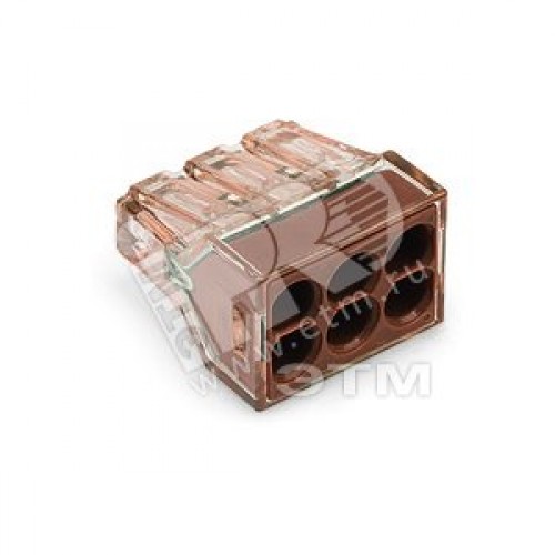 Клемма шестипроводная 1.5-4мм.кв одножильная