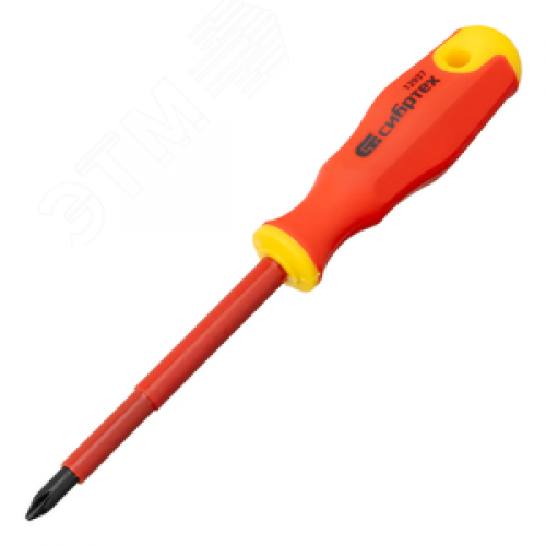 Набор отверток диэлектрических до 1000 В + тестер, 5 шт., PH + SL, CrV, 2к рукоятка