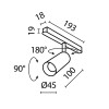 Светильник трековый Focus Led Exility 3000K 5Вт 24 град