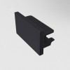 Заглушка торцевая Unity накладной черный 1 шт