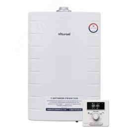 Котел газовый World Alpha-15 настенный 15 кВт двухконтурный с закрытой камерой сгорания с выносным пультом управления