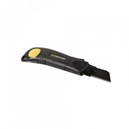 Нож 25мм с обрезиненным корпусом быстрая разблокировка лезвие сталь SK2 0.7мм