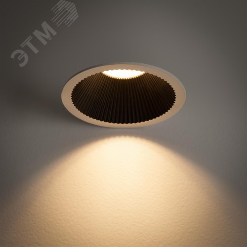 Светильник традиционный Down Light встраиваемый под лампу GU10 IP20 Черный