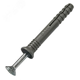 Дюбель-гвоздь 8х60 потайной бортик полипропилен