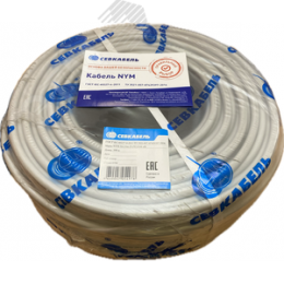 Кабель силовой NYM 3х2,5 ок(N,PE) 0,66 100м ТРТС