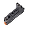 Цоколь 10A300V, черный, на рейку DIN35