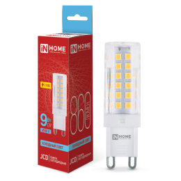Лампа светодиодная LED-JCD 230В 9Вт G9 6500К 860Лм IN HOME