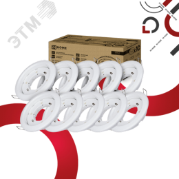 Светильник встраиваемый GX53R-PRO RW-10PACK под GX53 белый (10 шт./упак.) IN HOME