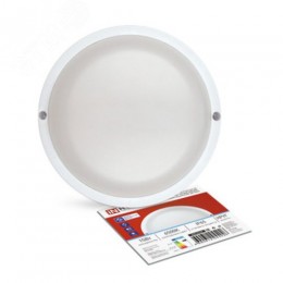 Светильник светодиодный герметичный СПП ОAД-1565-КРУГ 15 Вт 6500К 1350 Лм с оптико-акустическим датчиком IP65 140мм IN HOME