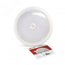 Светильник светодиодный СПБ-2Д-КРУГ 14Вт 4000К 1100Лм 210мм с настраиваемым датчиком белый IN HOME