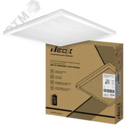 Панель светодиодная универсальная ДВО-02-EMERGENCY 3665-ПРИЗМА 36Вт 6500К 595х595мм без БАП-10W90