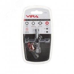 Ключ для электрошкафов с 5 рабочими профилями и битой