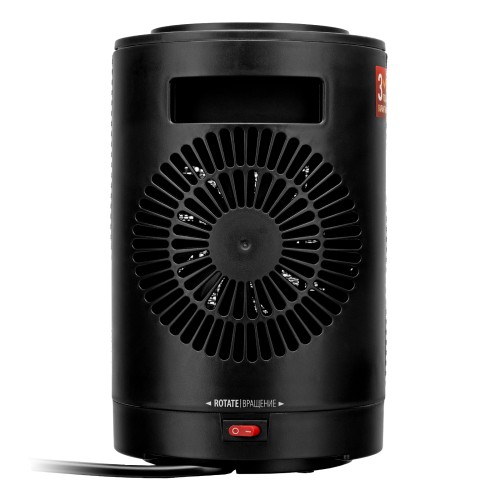 Тепловентилятор керамический DTFC-1200S, вращение, 3 реж., вент., нагрев 600/1200 Вт