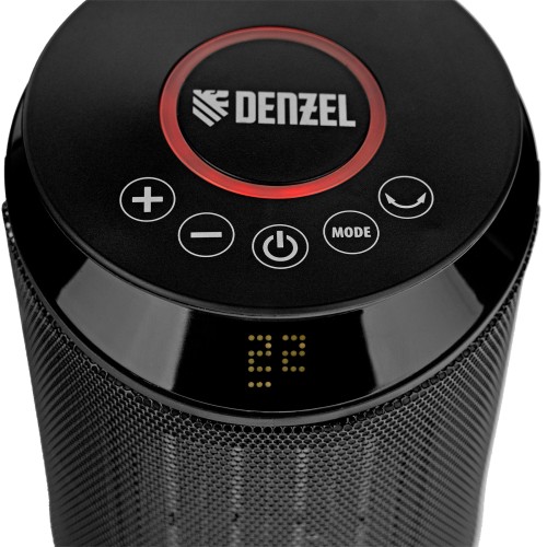Тепловентилятор керамический DTFC-2000X, 2 кВт, wi-fi, пульт, динамик, вращение, 3 реж.