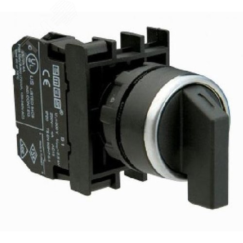 Переключатель 2-0-1 (1НО+1НО), с фиксацией в положении 1, серия B (250В AC, 4А), IP50