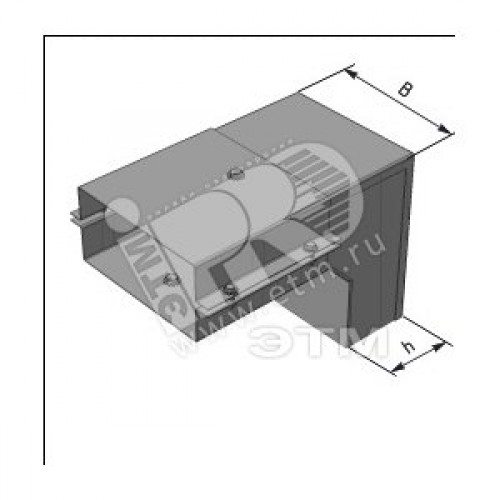 Короб угловой вниз У1108 УХЛ2.5