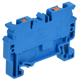 ARMAFIX Клемма пружинная CX4 BU 4мм2 проходная синяя IEK