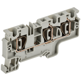 ARMAFIX Клемма пружинная CX6-3 6мм2 трехконтактная серая IEK