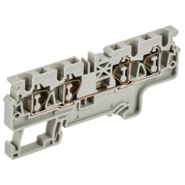 ARMAFIX Клемма пружинная CX4-4 4мм2 четырехконтактная серая IEK