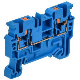 ARMAFIX Клемма пружинная CX4 BU 4мм2 проходная синяя IEK