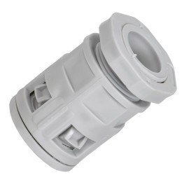 ELASTA Муфта вводная для гофрированных труб MVN16 IP40 серая IEK