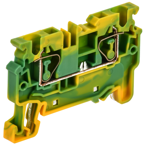 ARMAFIX Клемма пружинная CX4 PE 4мм2 проходная заземляющая