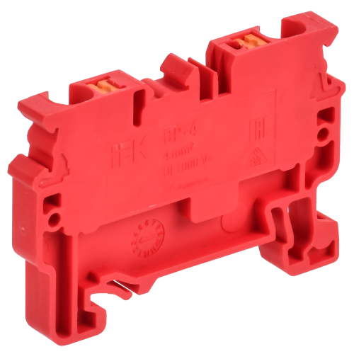 ARMAFIX Клемма пружинная Push In CP 4мм2 красная