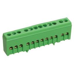 Шина PE ''земля'' в корпусном изоляторе на DIN-рейку ШНИ-6х9-12-К-З IEK