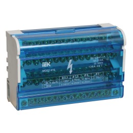 Шины на DIN-рейку в корпусе (кросс-модуль) ШНК 4х15 3L+PEN IEK