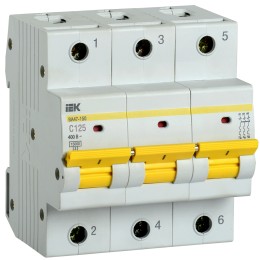 KARAT Автоматический выключатель ВА47-150 3P C 125А 15кА IEK
