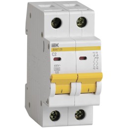 KARAT Автоматический выключатель ВА47-29 2P C 2А 4,5кА IEK