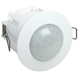 Датчик движения ДД-201 1200Вт 360град 6м IP20 белый IEK