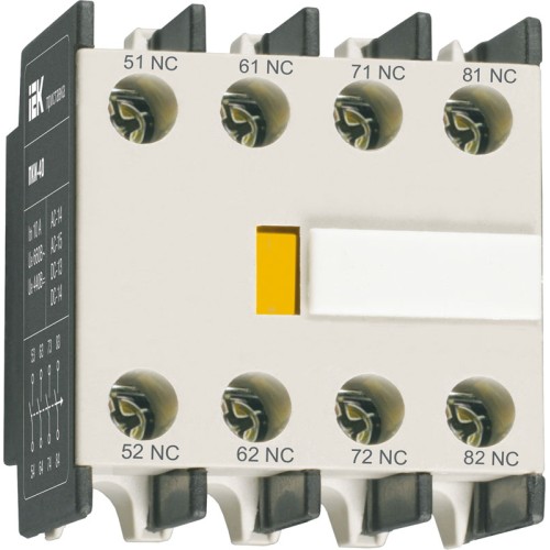 Приставка ПКИ-04 дополнительные контакты 4NC IEK