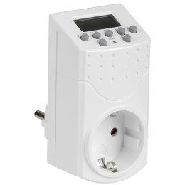 Розетка-таймер электронный РТЭ-1 1мин 7дн 140on/off 16А IP20 IEK