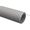 ELASTA Труба гофрированная ПВХ легкая d=40мм с зондом серая (15м) IEK
