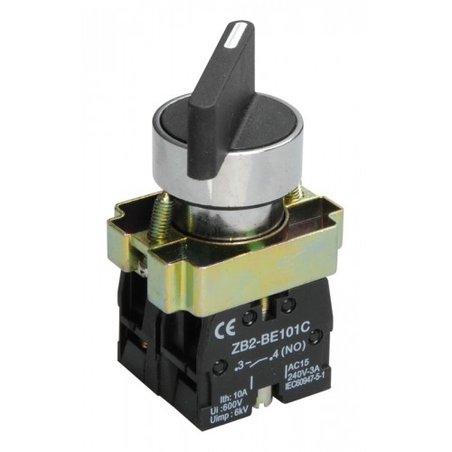 Переключатель LAY5-BJ25 2 положения ''I-0'' длинная ручка NO+NC IEK