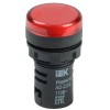 Лампа AD22DS(LED)матрица d=22мм красный 24В AC/DC IEK