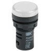 Лампа AD22DS(LED)матрица d=22мм белый 24В AC/DC IEK