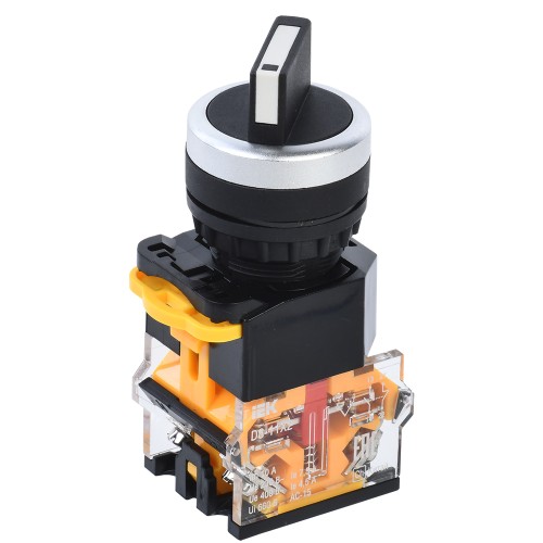 Переключатель D8-11X2 на 2 положения 1NO+1NC черный IEK