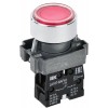 Кнопка управления LA167-BAF42 d=22мм 1NC красная IEK
