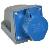 Розетка стационарная ССИ-113 2P+PE 16А 200-250В IP44 IEK