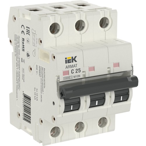 ARMAT Автоматический выключатель M10N 3P C 25А IEK